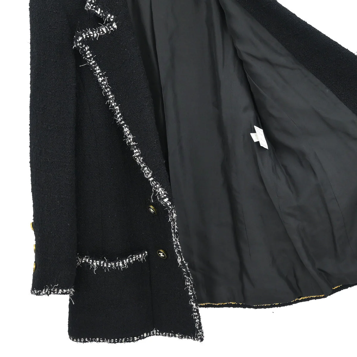 Chanel Double Breasted Jacket Black - Image 6