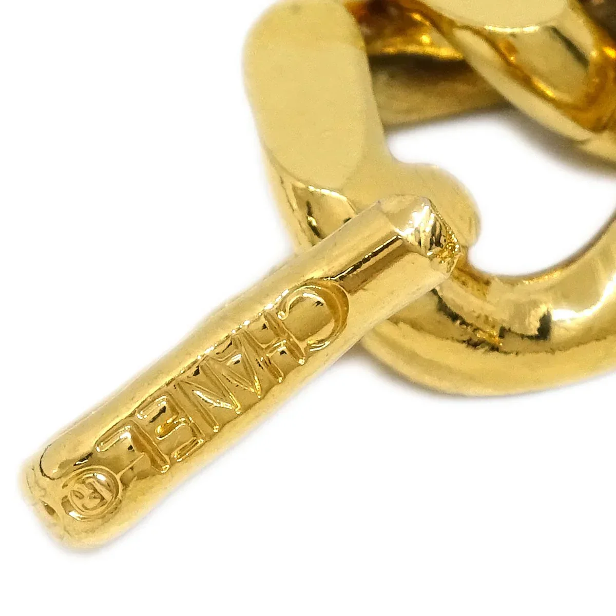 Chanel Medallion Charm Chain Belt Gold 94A Small Good - Image 4