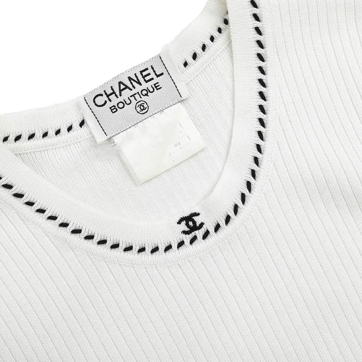Chanel Sleeveless Top White #40 - Image 5