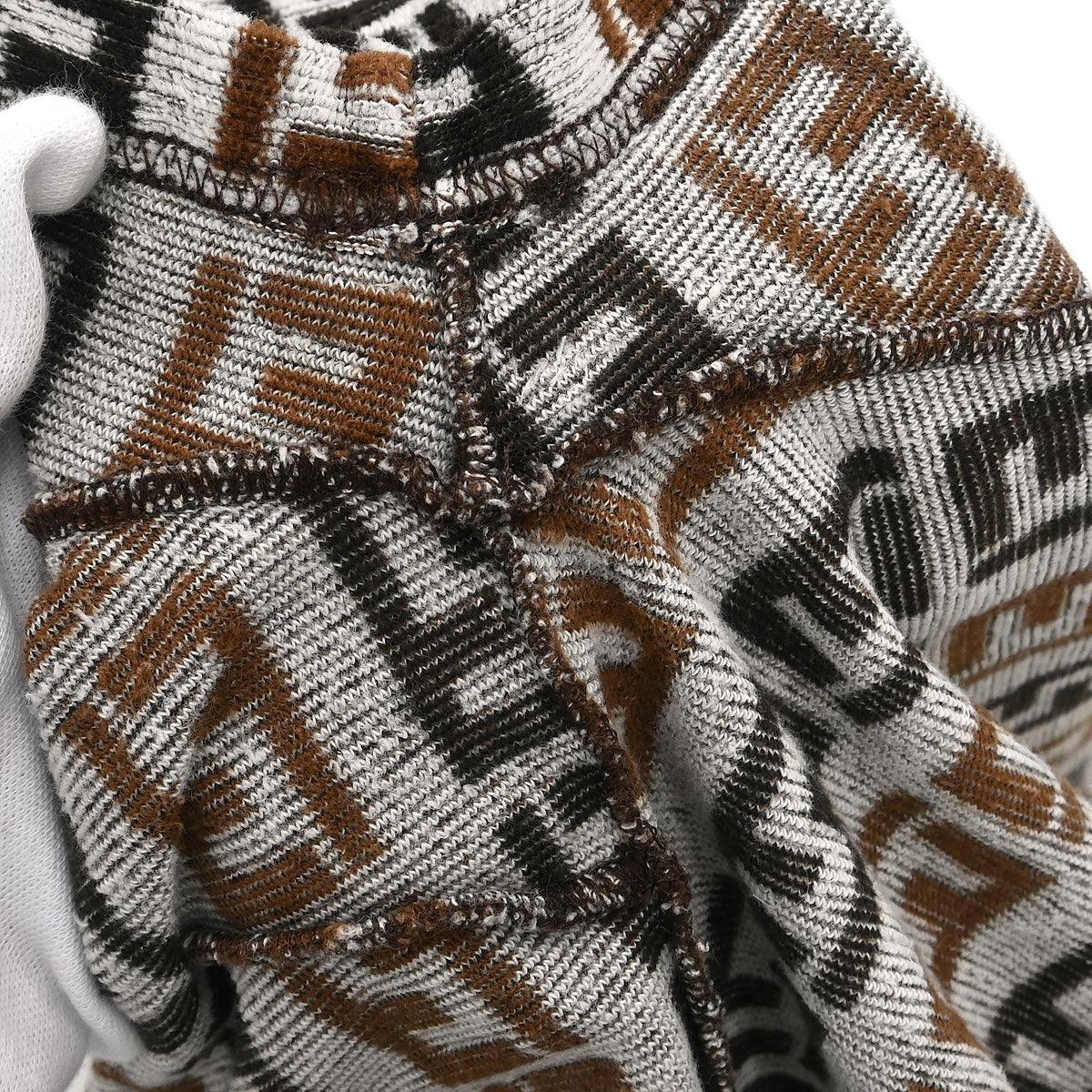 Fendi Short Sleeve Top Zucca Gray #40 - Image 10