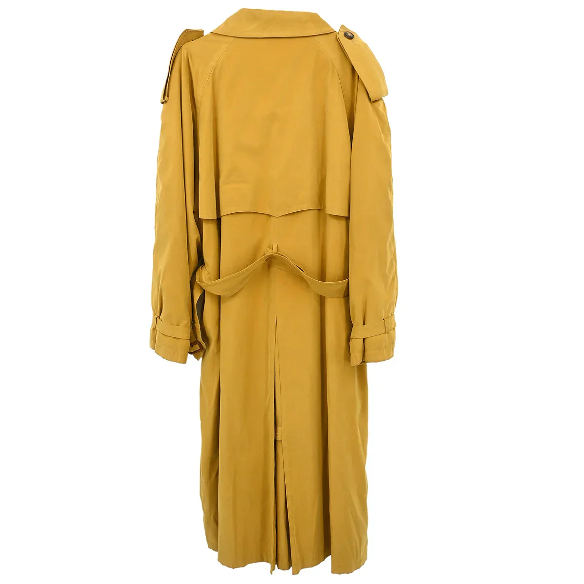 Hermes Double Breasted Coat Dark Yellow #48 - Image 2
