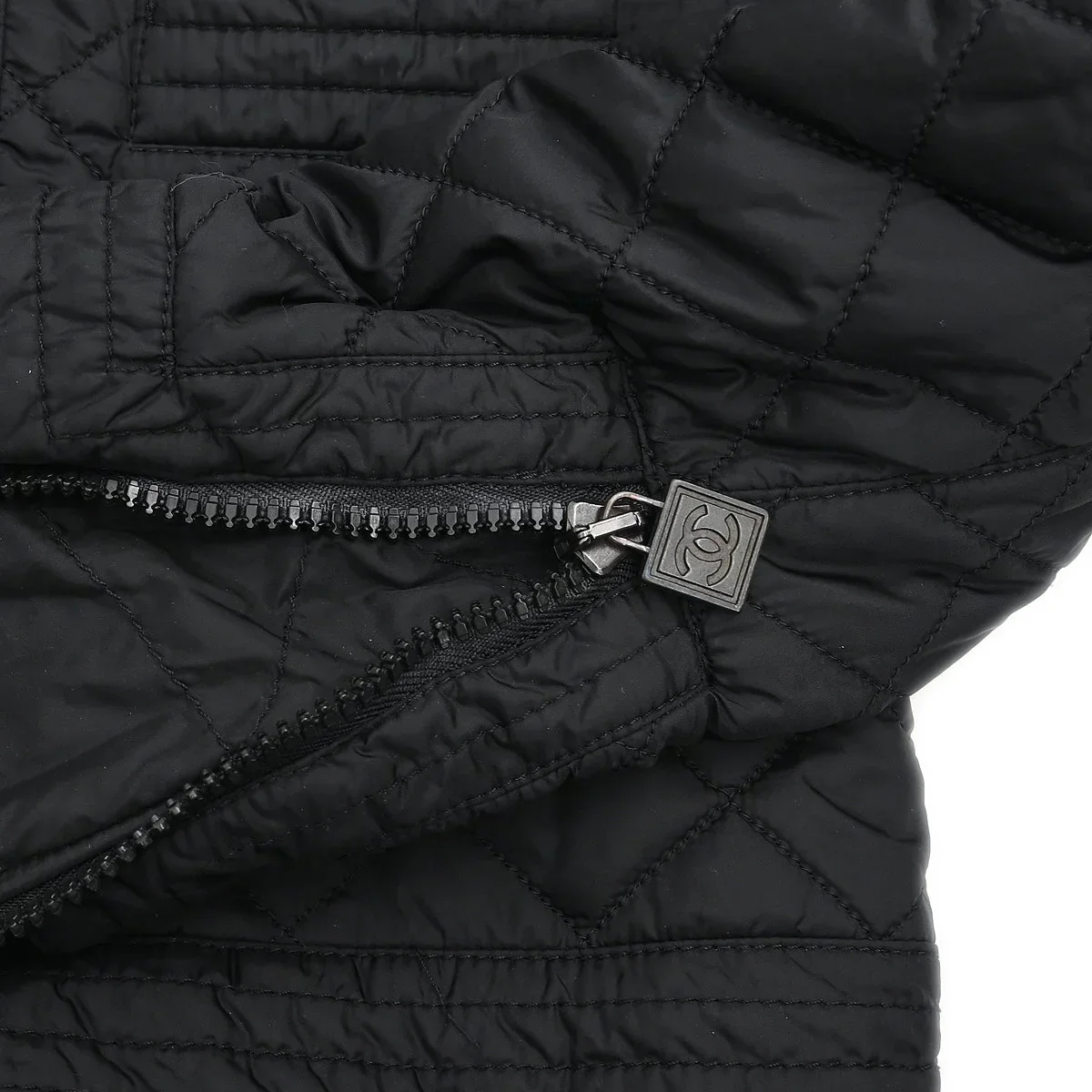 Chanel 2005 Sport Line Zip Up Jacket Black #36 - Image 4