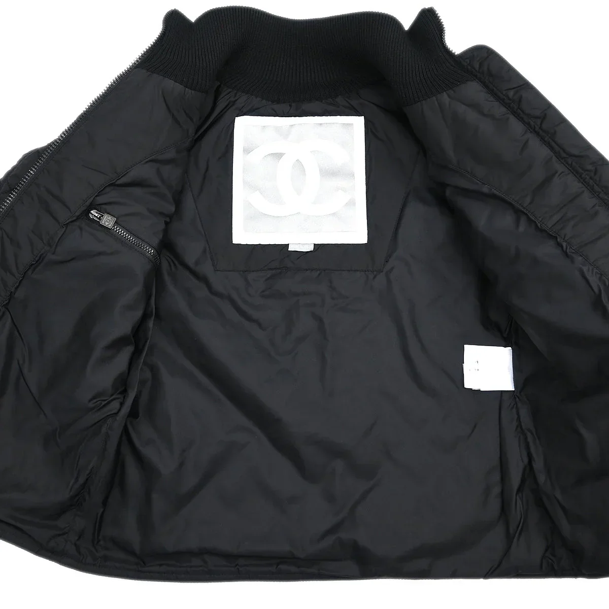 Chanel 2005 Sport Line Zip Up Jacket Black #36 - Image 6