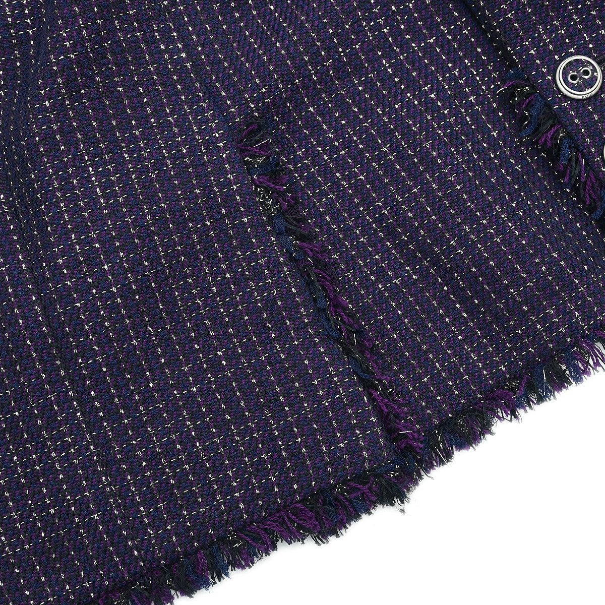 Chanel Double Breasted Jacket Navy #46 - Image 10