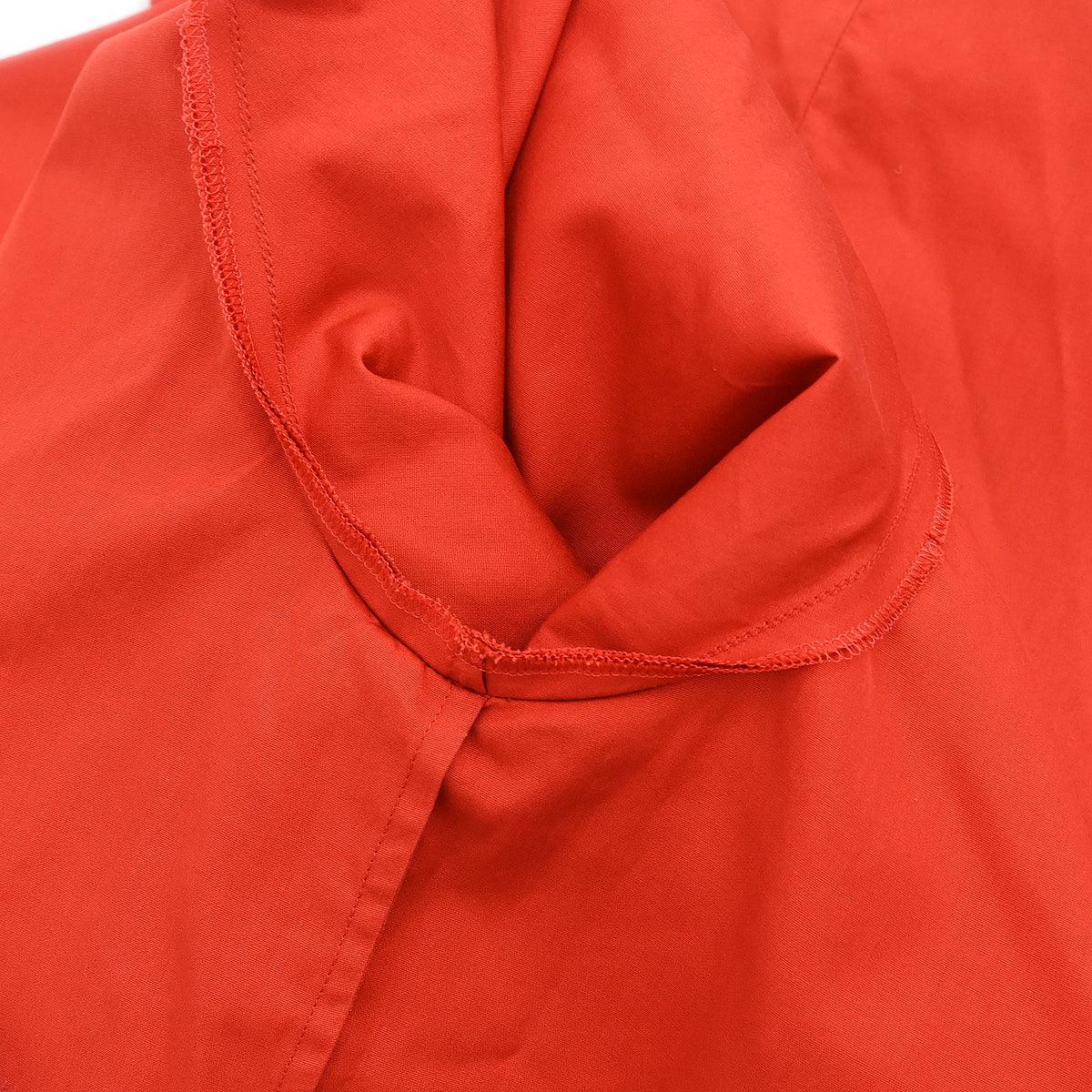 Hermes Shirt Blouse Vermilion Red #34 - Image 8
