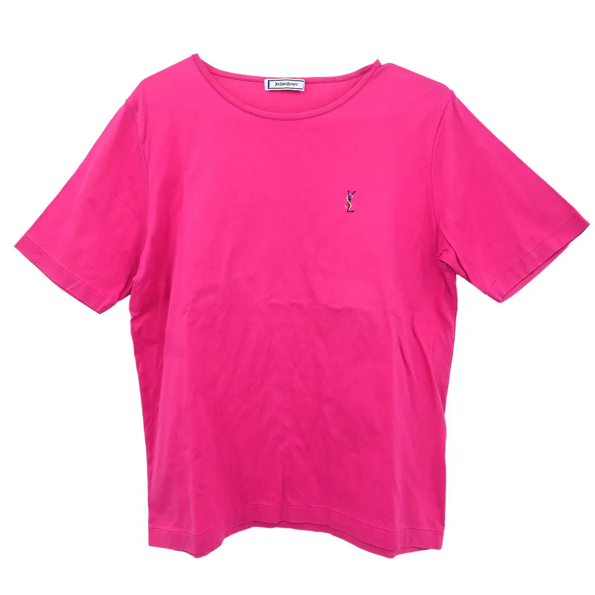 Yves Saint Laurent T-shirt Top Pink #M