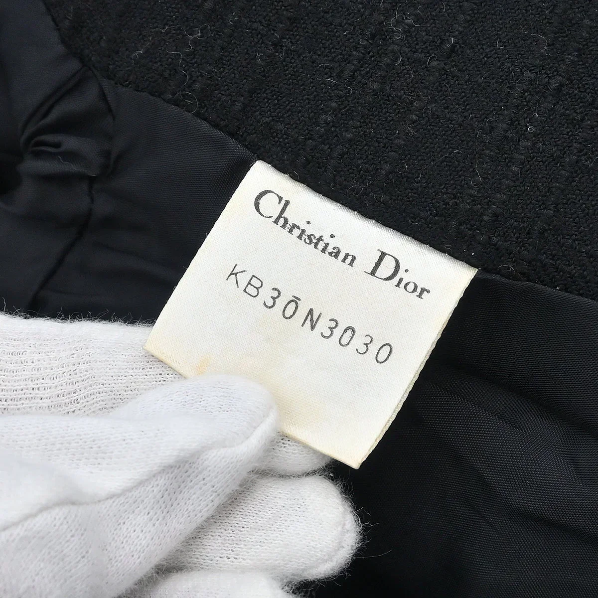 Christian Dior Single Breasted Collarless Jacket Gray - Image 10