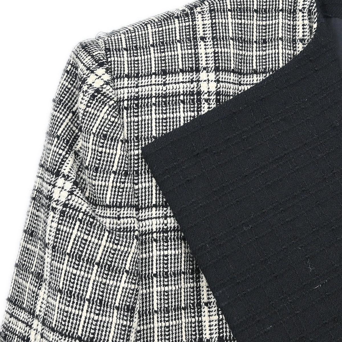 Christian Dior Single Breasted Collarless Jacket Gray - Image 3