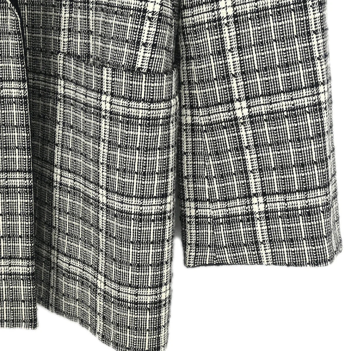 Christian Dior Single Breasted Collarless Jacket Gray - Image 5