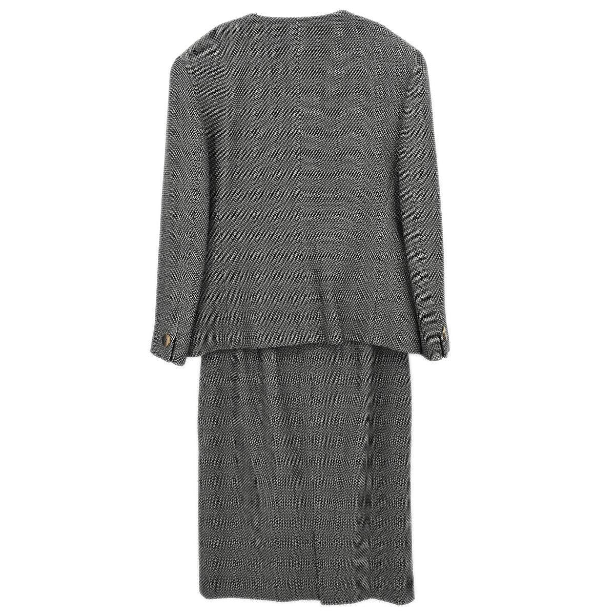 Burberrys Setup Suit Jacket Skirt Gray #9 - Image 2