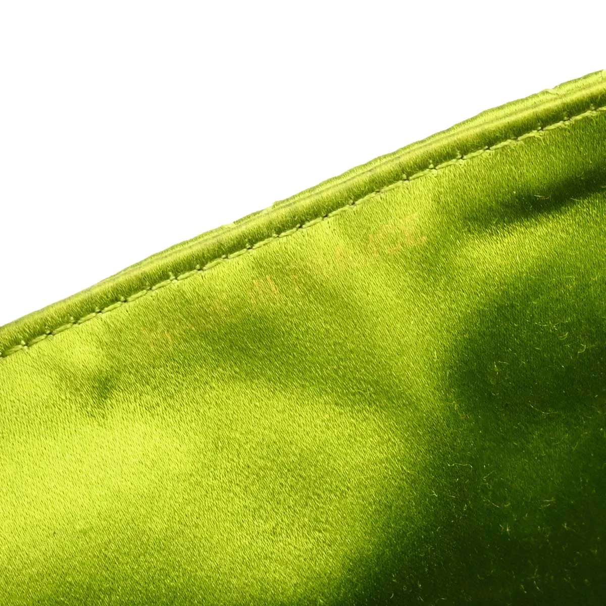 Chanel Green Satin Diana Shoulder Bag - Image 10