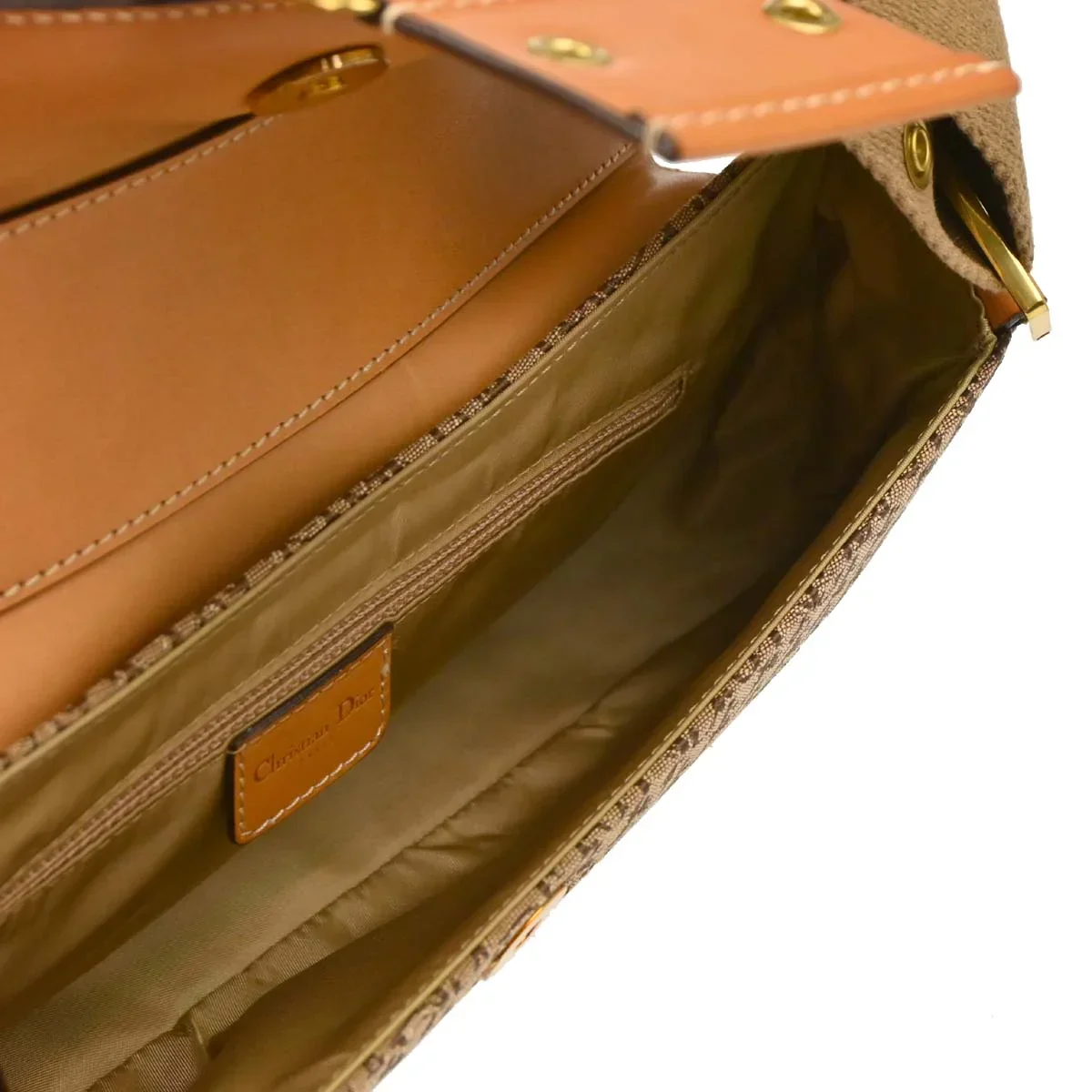 Christian Dior 2002 Brown Trotter Street Chic Columbus Shoulder Bag - Image 4