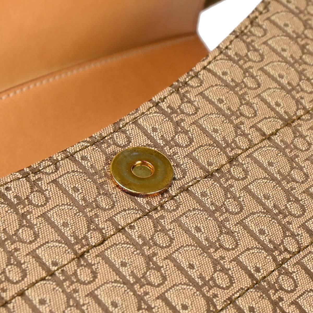Christian Dior 2002 Brown Trotter Street Chic Columbus Shoulder Bag - Image 8