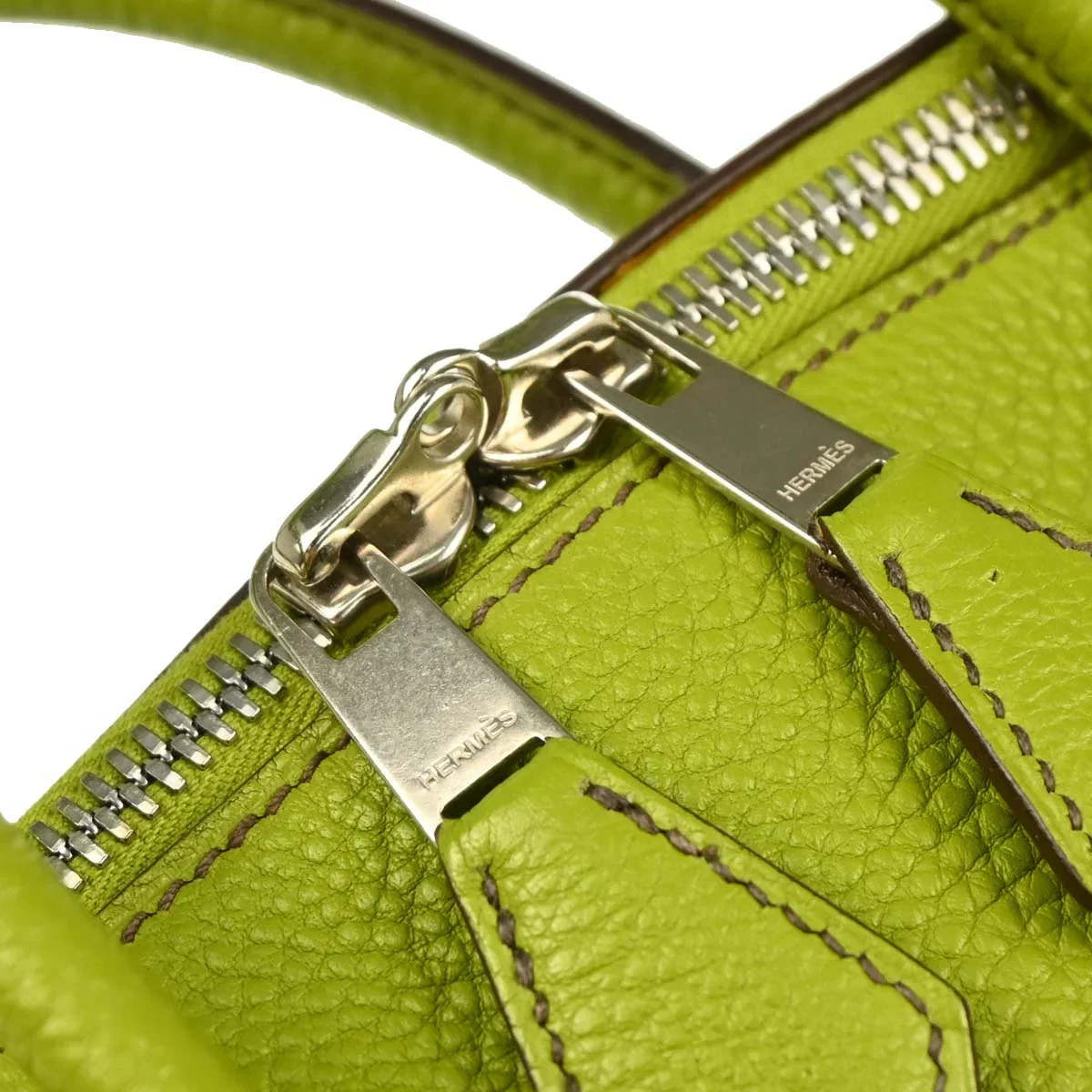 Hermes Anis Green Togo Bolide 1923 Handbag - Image 4