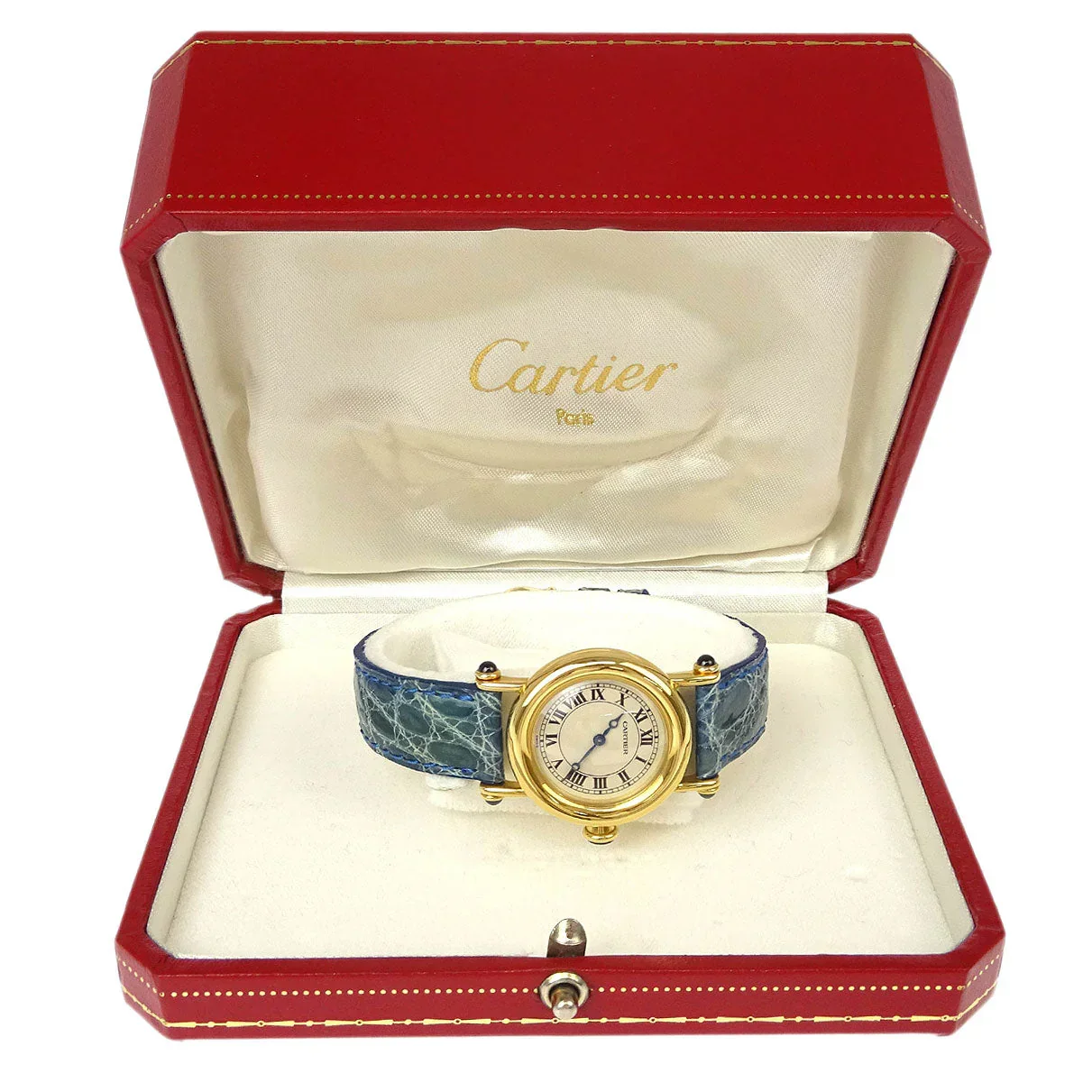 Cartier * Ref.1440 Mini Diabolo Quartz Watch 18KYG - Image 3