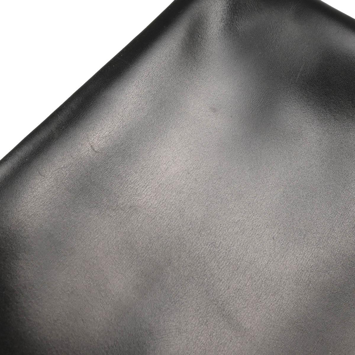 Hermes 1997 Black Box Calf Haut a Courroies 32 Handbag - Image 6