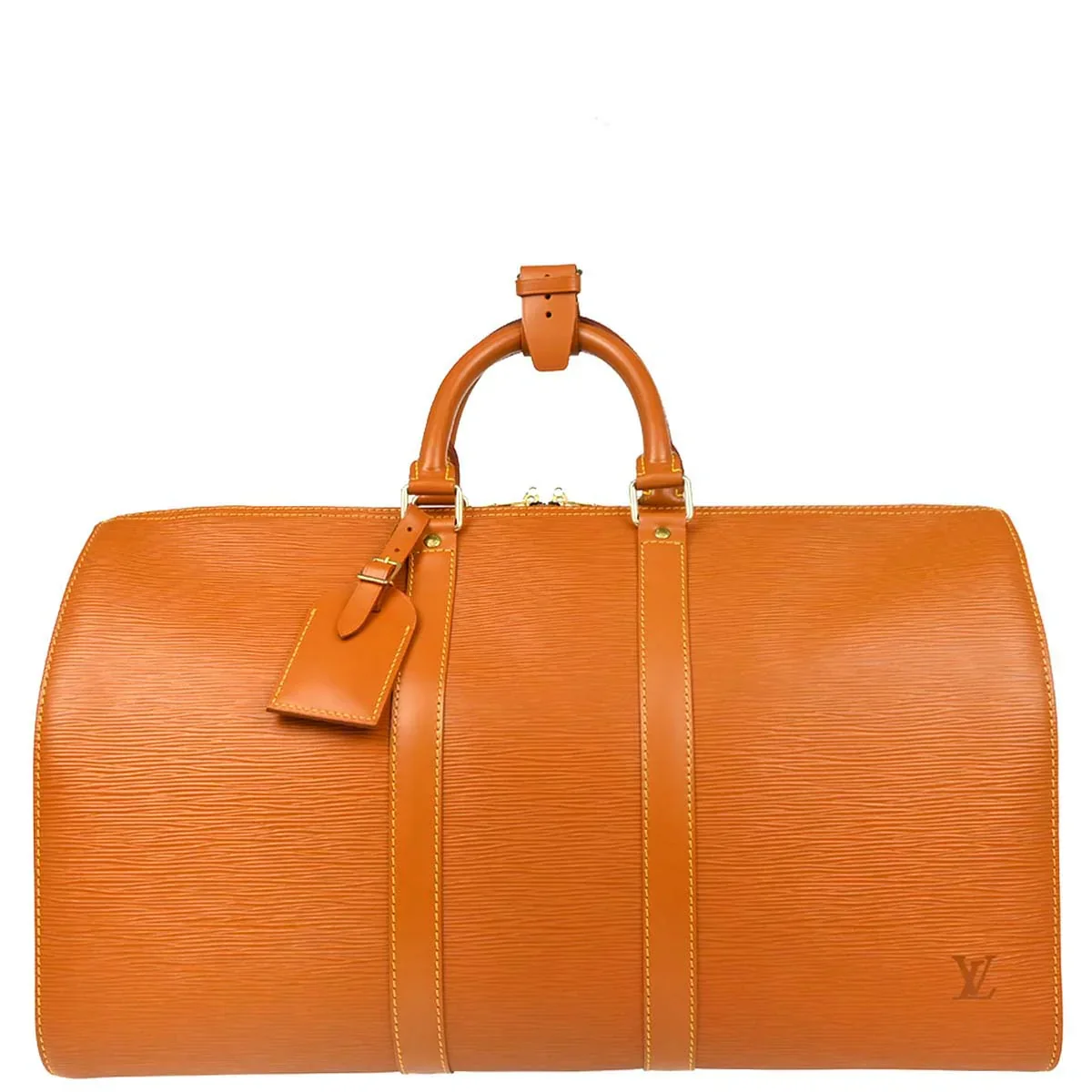 Louis Vuitton Brown Epi Keepall 45 Travel Handbag M42978