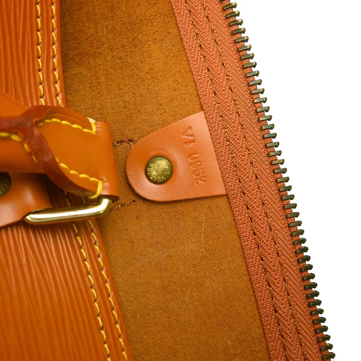 Louis Vuitton Brown Epi Keepall 45 Travel Handbag M42978 - Image 11