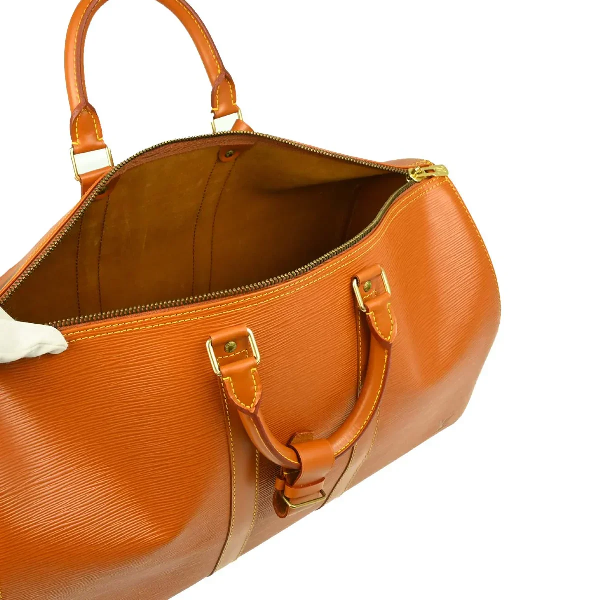 Louis Vuitton Brown Epi Keepall 45 Travel Handbag M42978 - Image 5