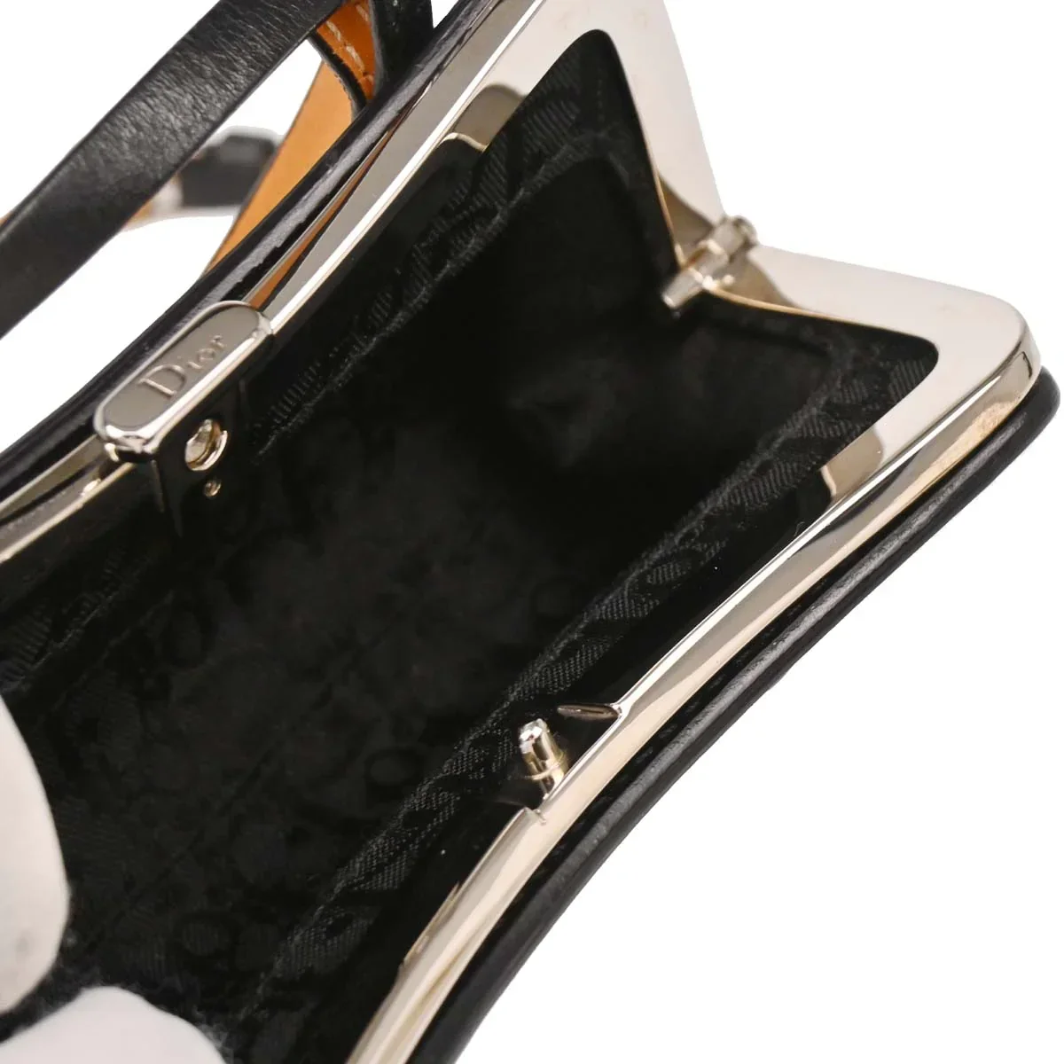Christian Dior 2003 Black Leather Bondage Bum Bag #85 - Image 4