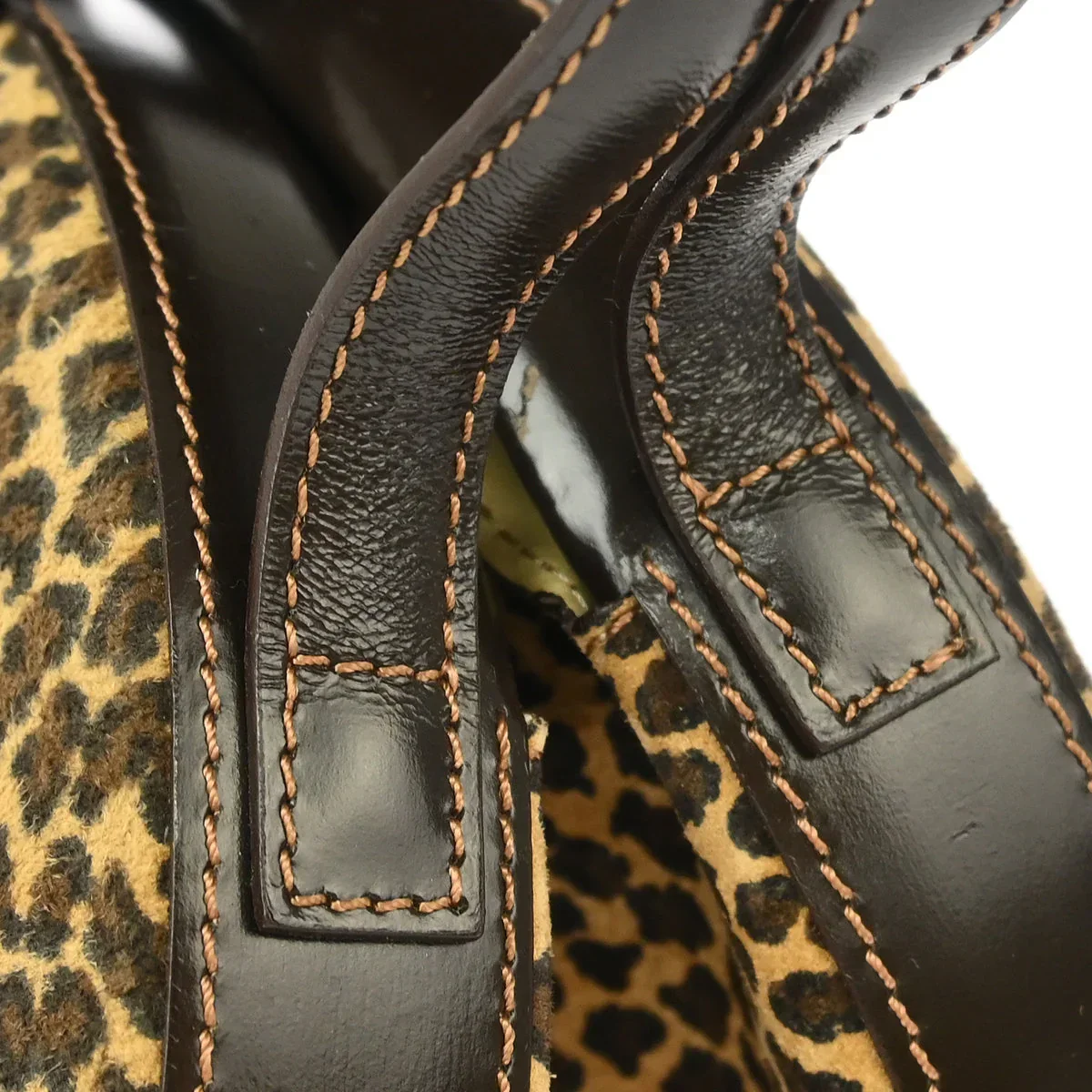 Loewe Leopard Print Oval Handbag - Image 6