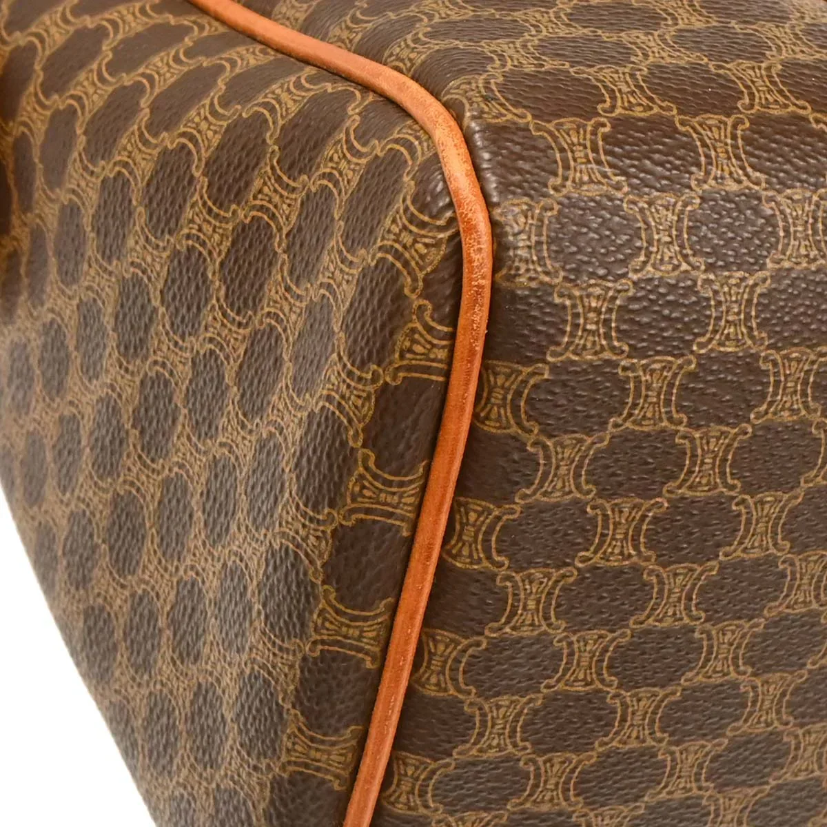Celine Brown Macadam Handbag - Image 4