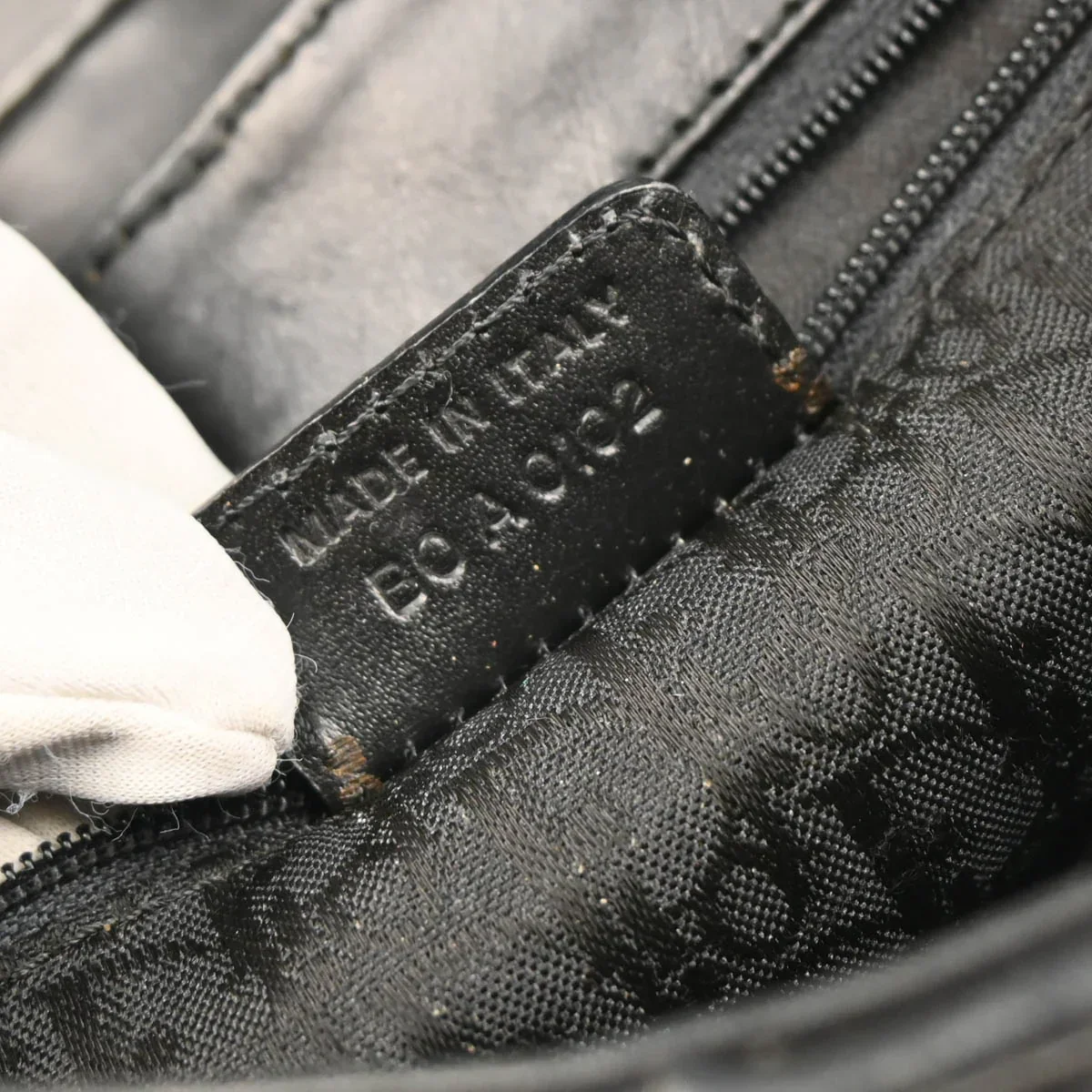 Christian Dior 2002 Black Leather Handbag - Image 10