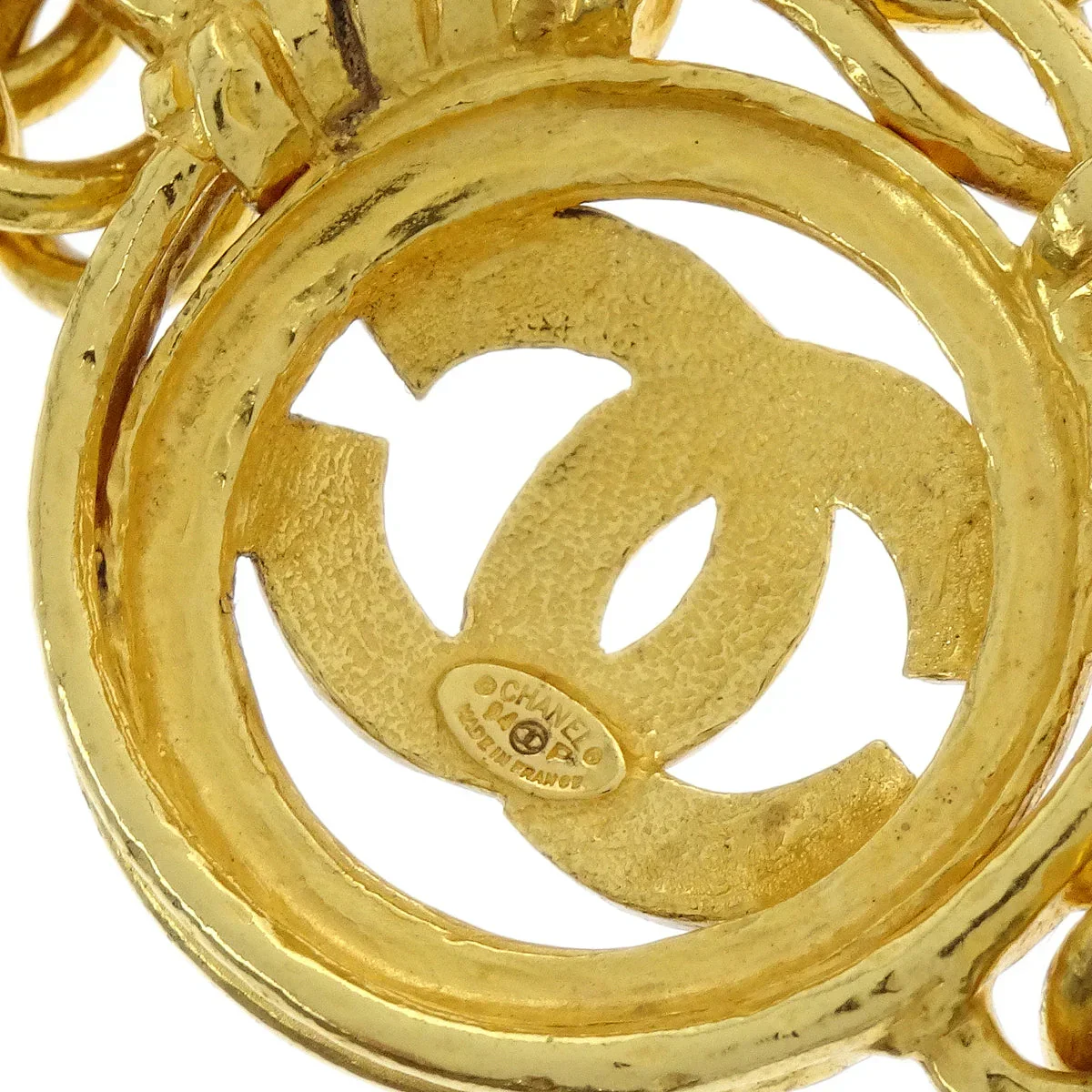 Chanel Chain Belt Medallion Gold 94P Small Good - Image 4