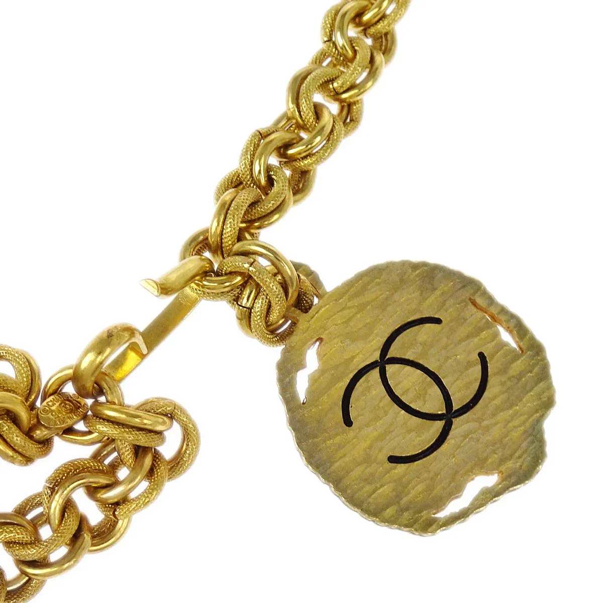 Chanel Chain Belt Medallion Gold 94A Small Good - Image 2