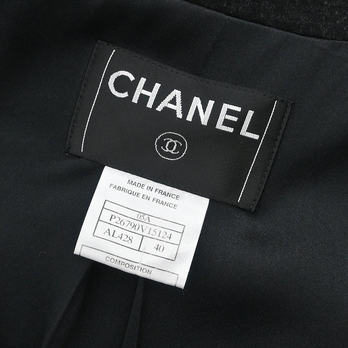 Chanel 2005 Coat Dark Gray #40 - Image 9