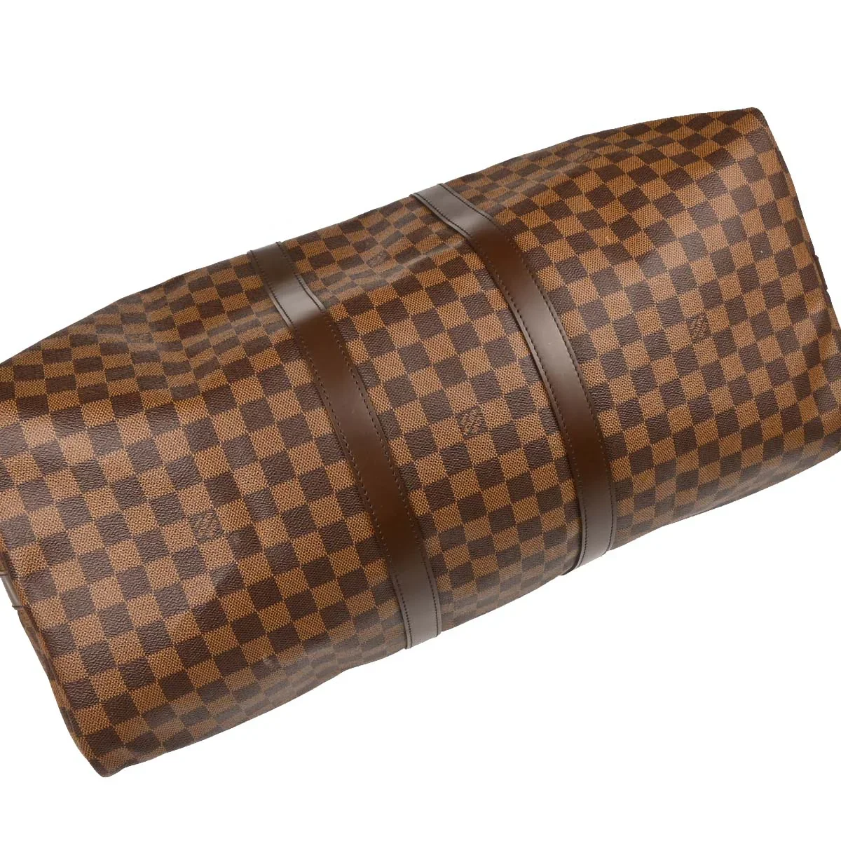 Louis Vuitton 2008 Damier Keepall Bandouliere 55 Duffle Bag N41414 - Image 5