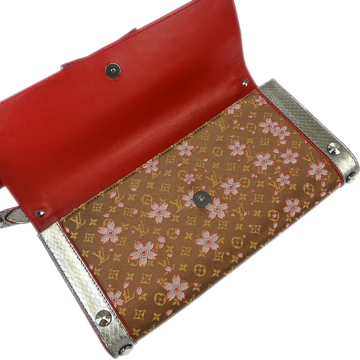 Louis Vuitton * 2003 Python Monogram Cherry Blossom Amarene M92587 - Image 6