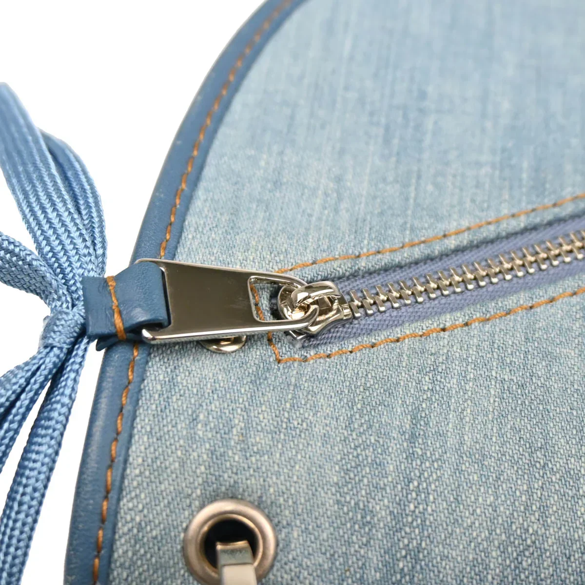 Christian Dior 2002 Light Blue Denim Admit It Handbag - Image 7
