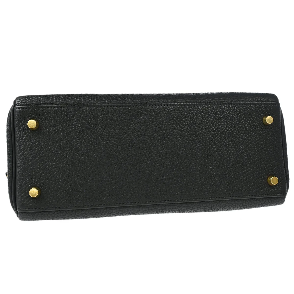 Hermes Black Togo Kelly 28 Retourne 2way Shoulder Handbag - Image 4