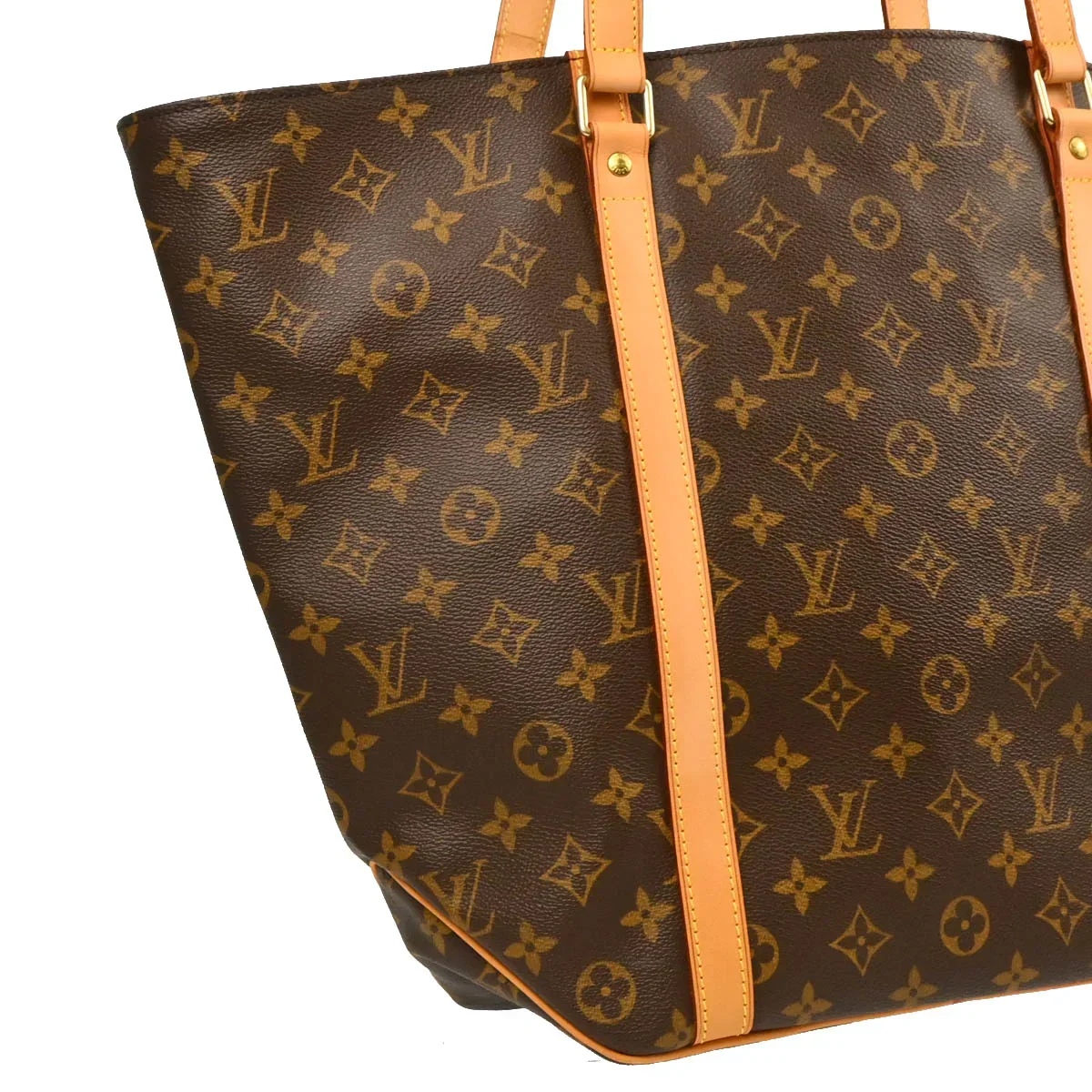Louis Vuitton 2003 Monogram Sac Shopping Shoulder Tote Bag M51108 - Image 3