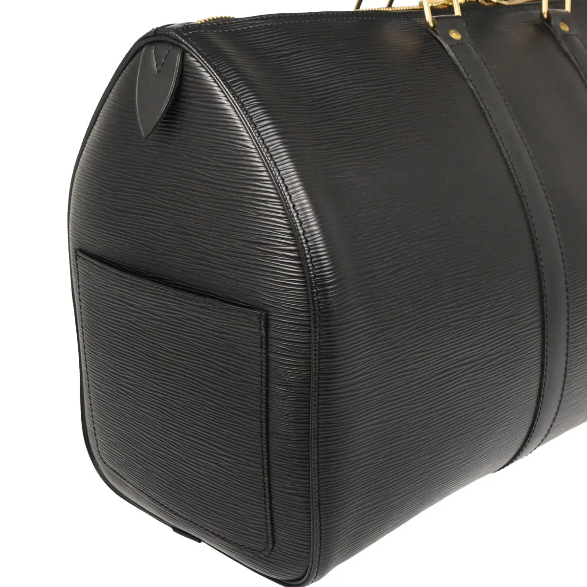 Louis Vuitton 1996 Black Epi Keepall 45 Travel Handbag M42972 - Image 3