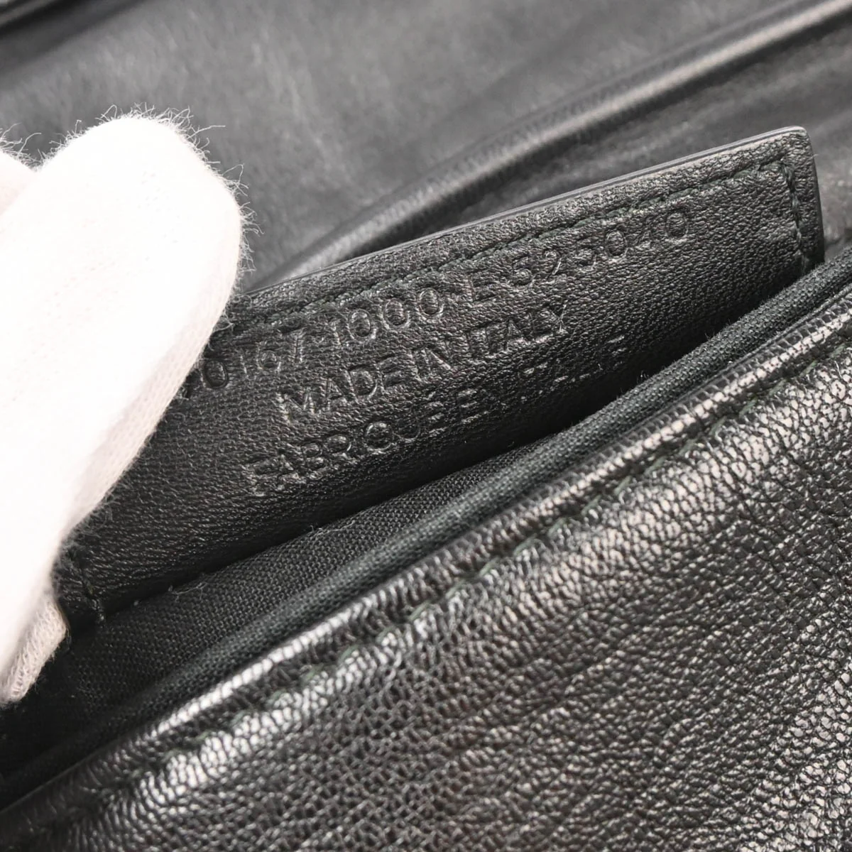Balenciaga Black Leather Envelope Shoulder Bag - Image 10