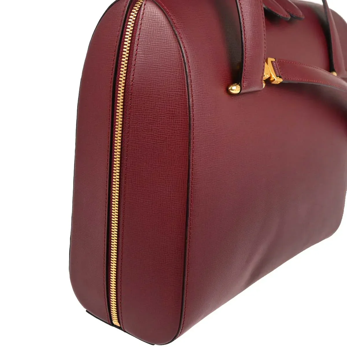 Cartier Bordeaux Leather Must de Cartier 2way Shoulder Handbag - Image 13