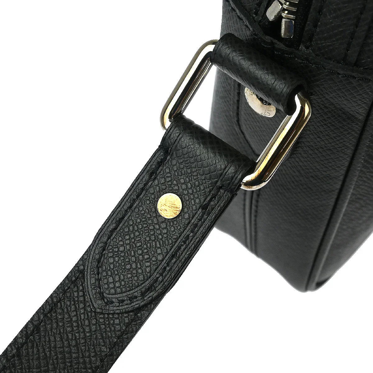 Louis Vuitton 2006 Black Taiga Dimitri Shoulder Bag M32462 - Image 9