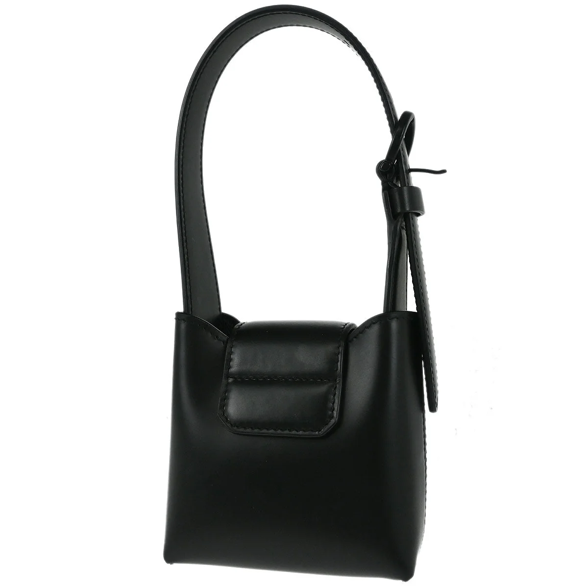 Salvatore Ferragamo Black Leather Gancini Handbag - Image 2