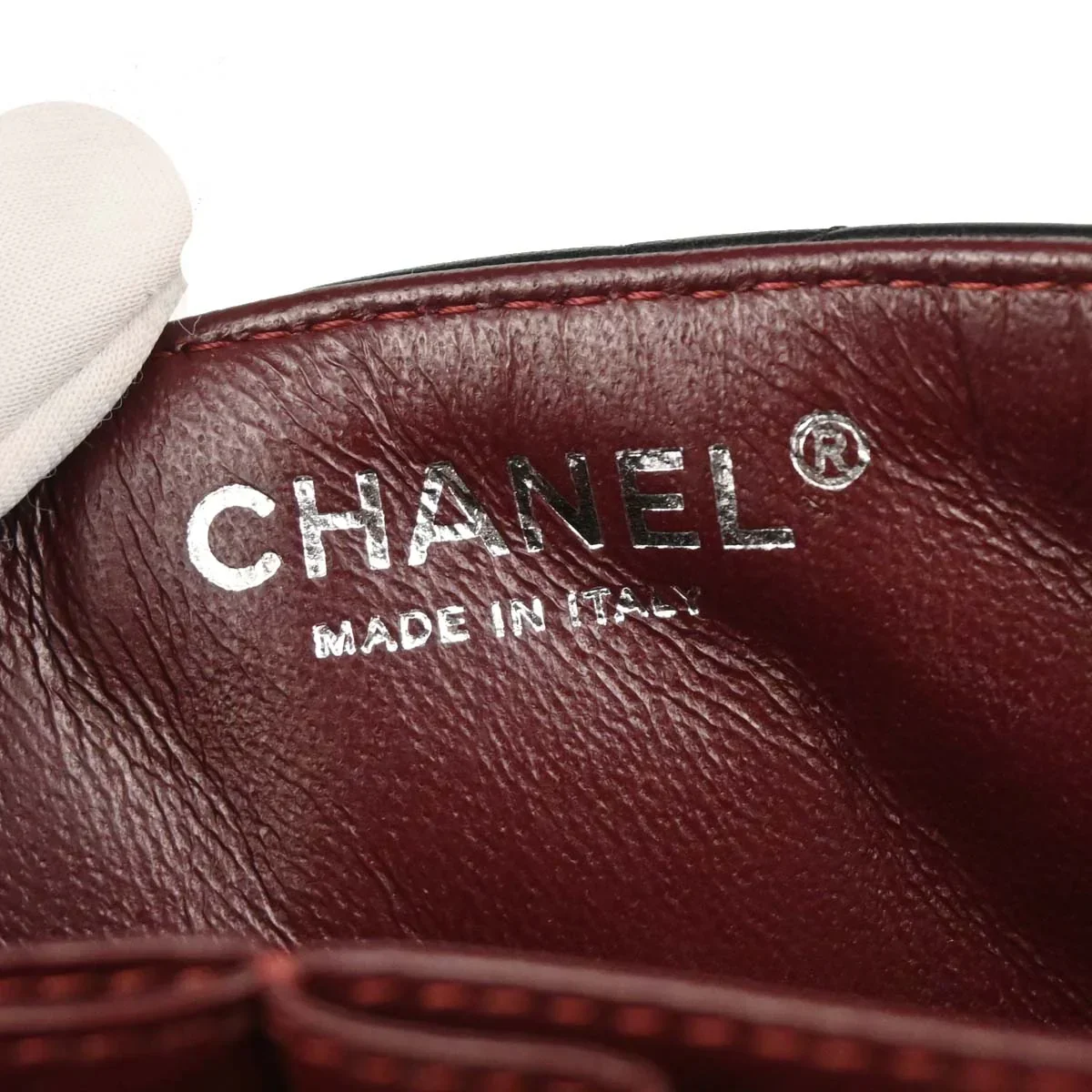 Chanel 2008-2009 Black Lambskin East West Shoulder Bag - Image 9