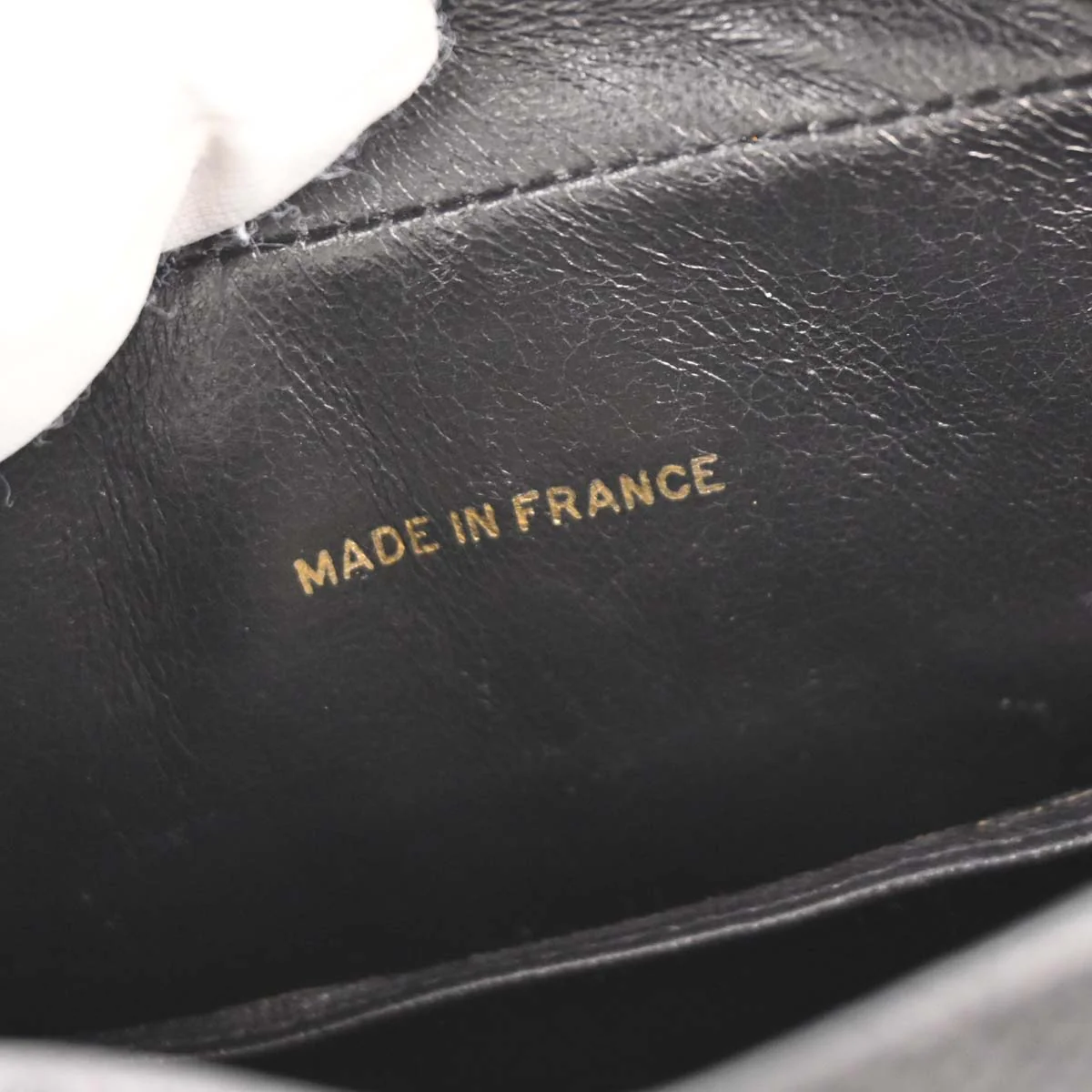 Chanel 1994-1996 Black Caviar Camera Bag Small - Image 8