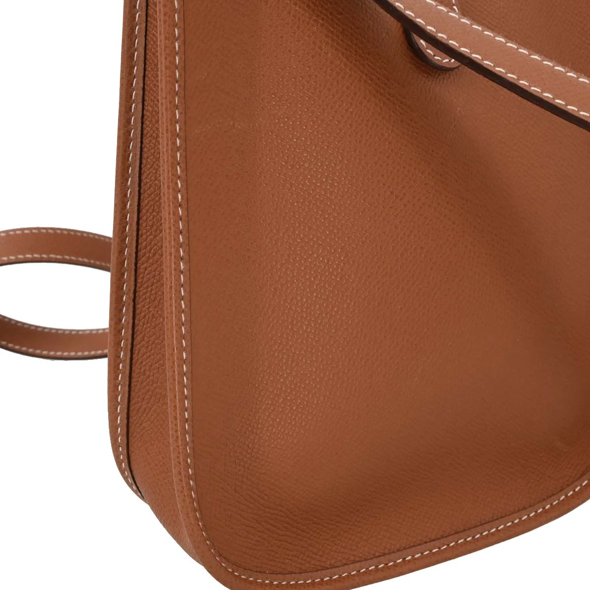 Hermes 2004 Cognac Epsom Evelyne TPM Shoulder Bag - Image 3