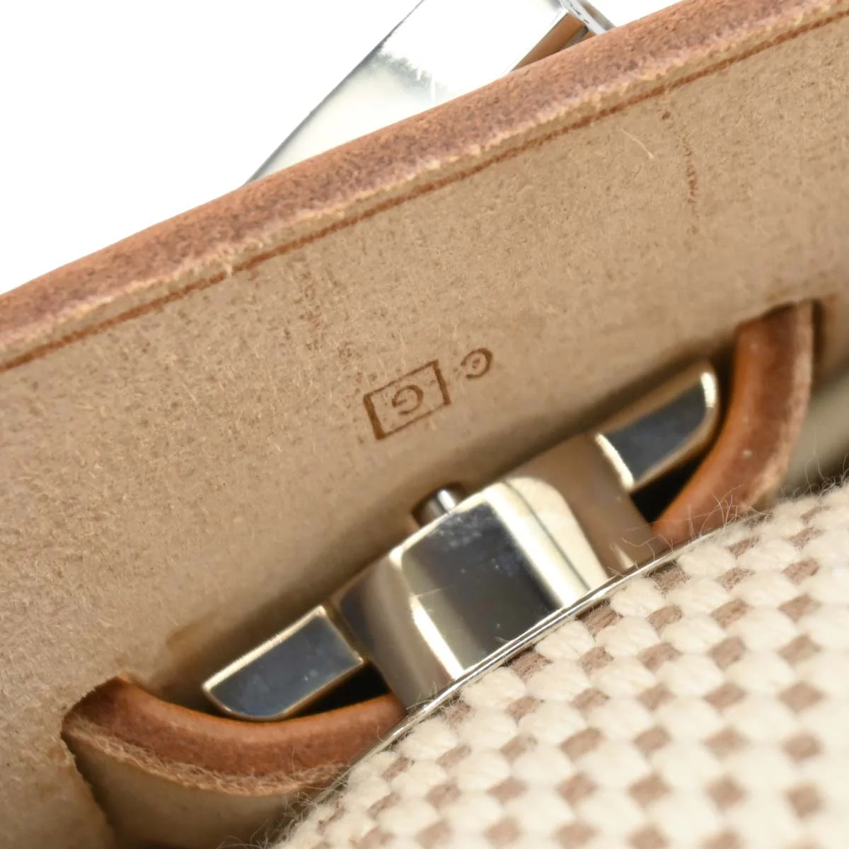 Hermes 2003 Natural Toile GM Herbag a Dos Backpack - Image 10