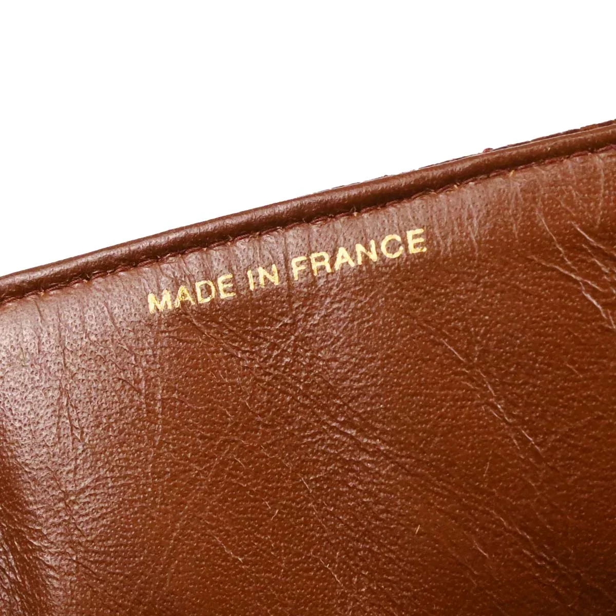 Chanel 1996-1997 Brown Calfskin Handbag - Image 9