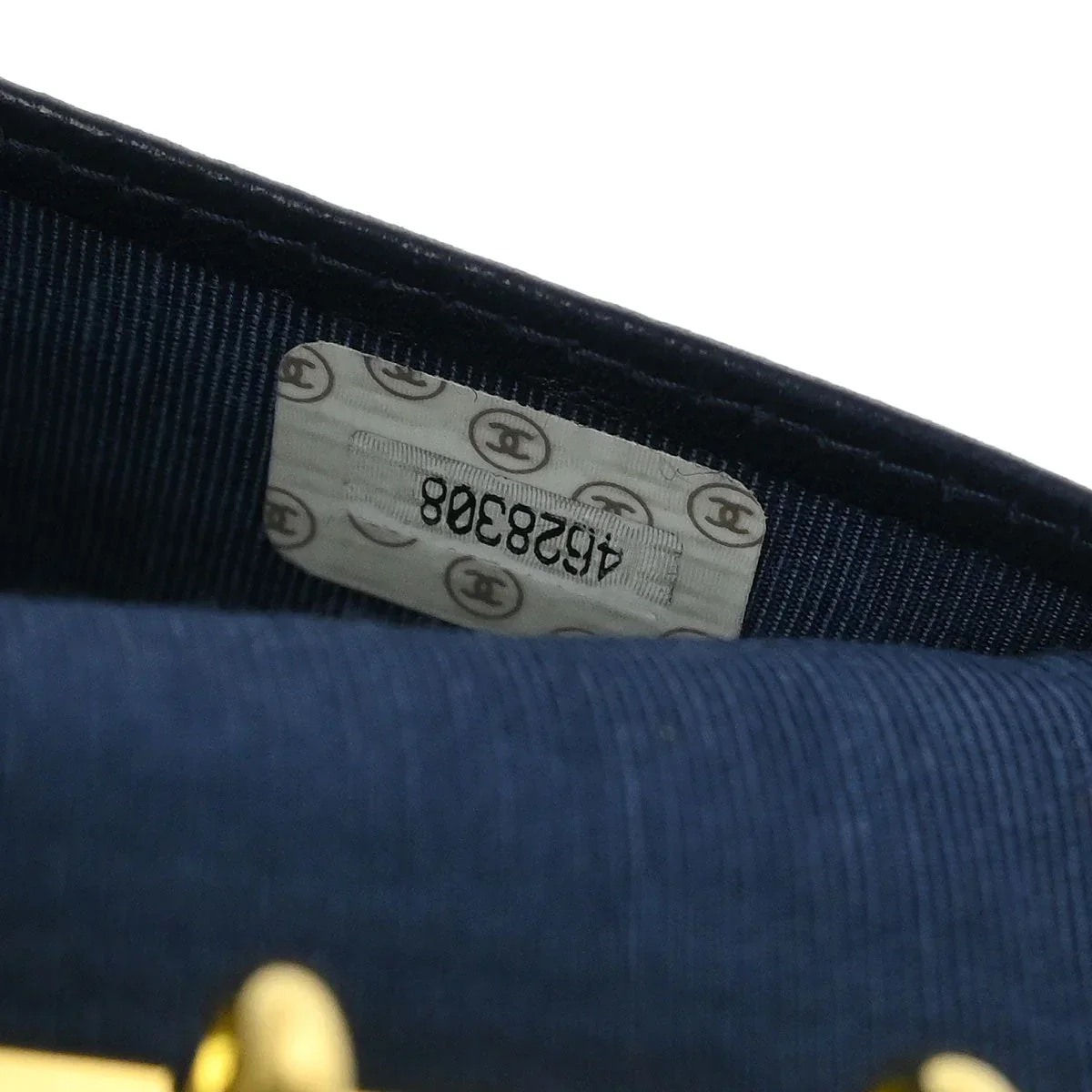 Chanel 1996-1997 Indigo Denim Note Book Cover Small Good - Image 7
