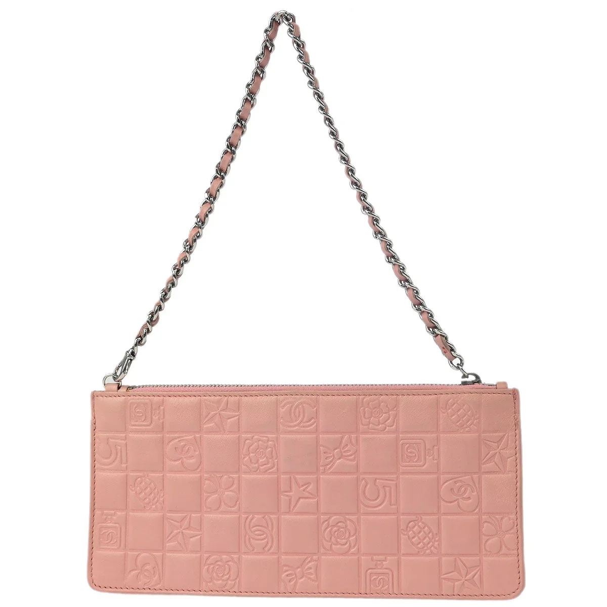 Chanel 2004-2005 Pink Lambskin Icon Handbag - Image 2