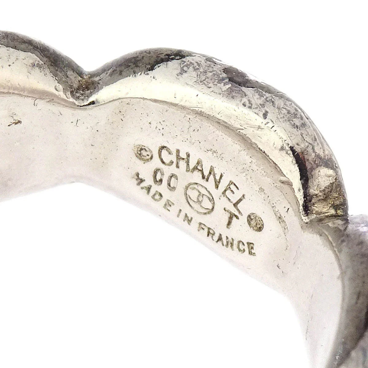 Chanel Ring Silver #52 00T - Image 4