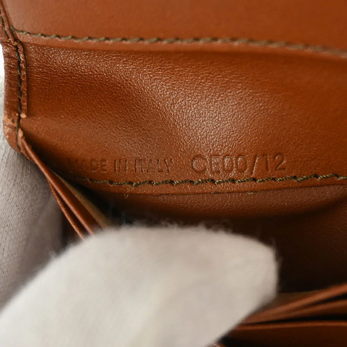 Celine Brown PVC Macadam Wallet Purse - Image 7