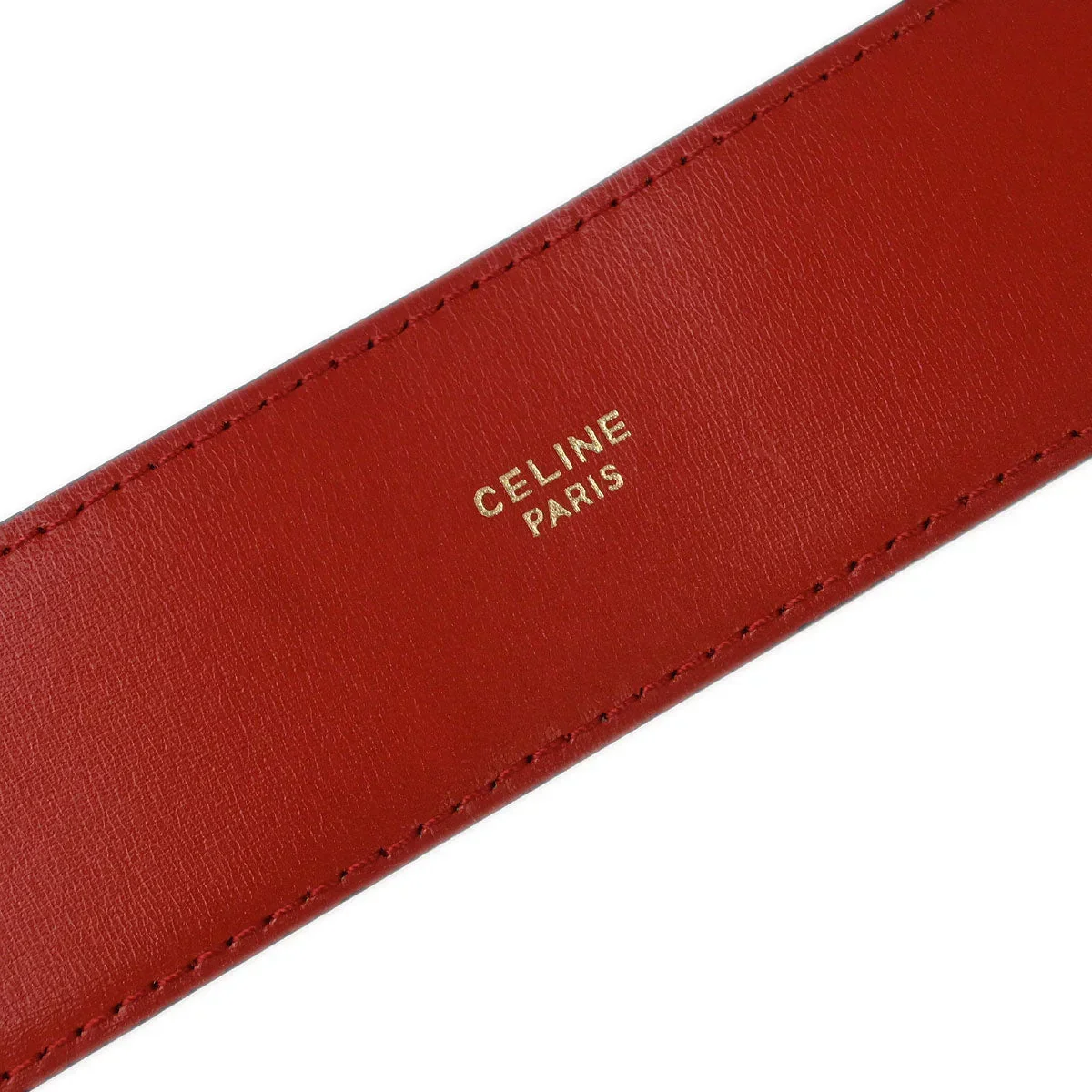 Celine Red Leather Belt #70 Small Good - Image 7